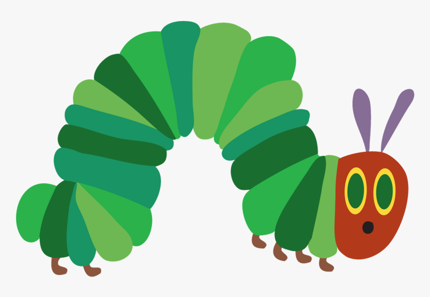 Larva - Very Hungry Caterpillar Png, Transparent Png, Free Download