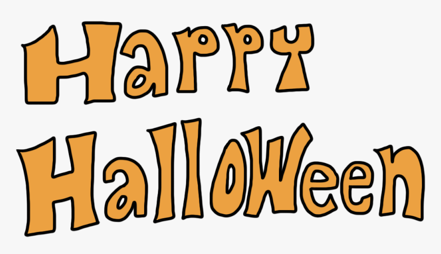 Png Transparent Stock Happy Halloween Clipart Black, Png Download, Free Download