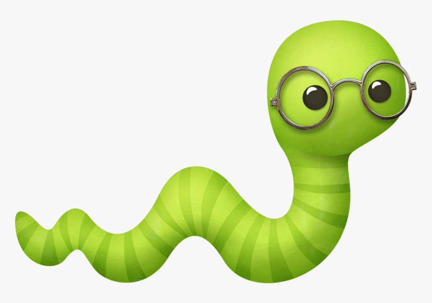 Kaagard Storytime Bookworm1 - Cute Worm Drawing, HD Png Download, Free Download