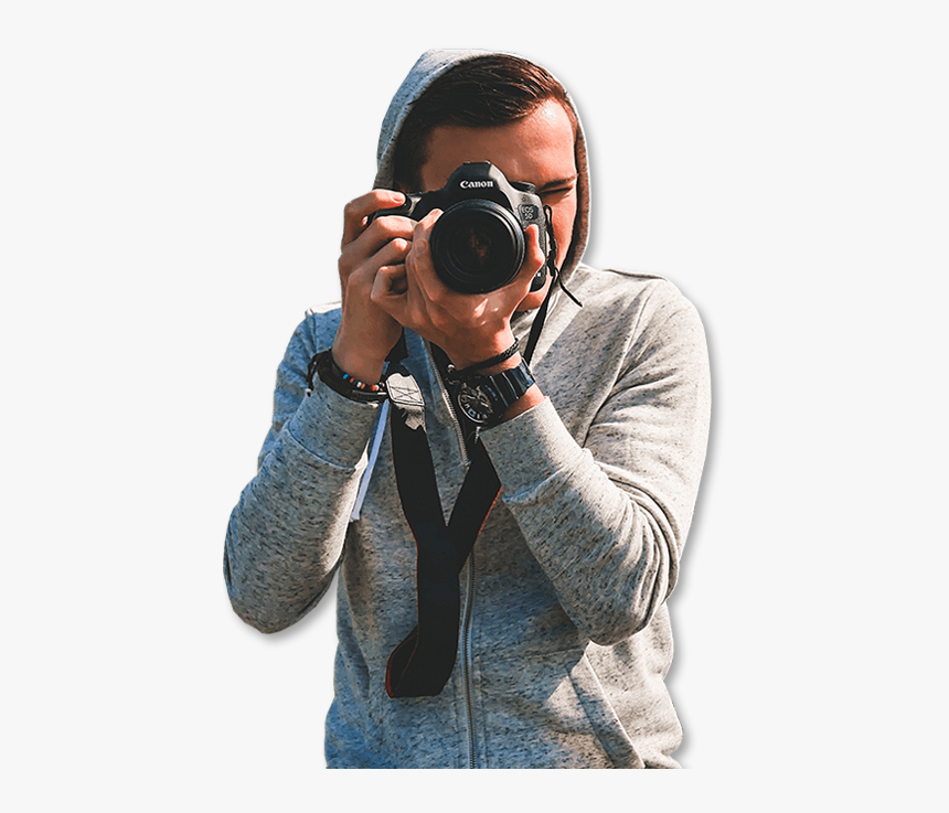 Young Photographer Png, Transparent Png, Free Download