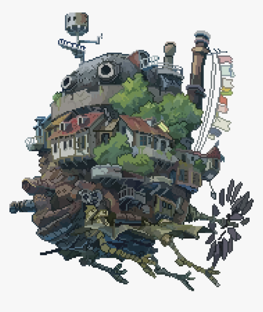 Transparent Tumblr Png Math - Howl's Moving Castle Png, Png Download, Free Download