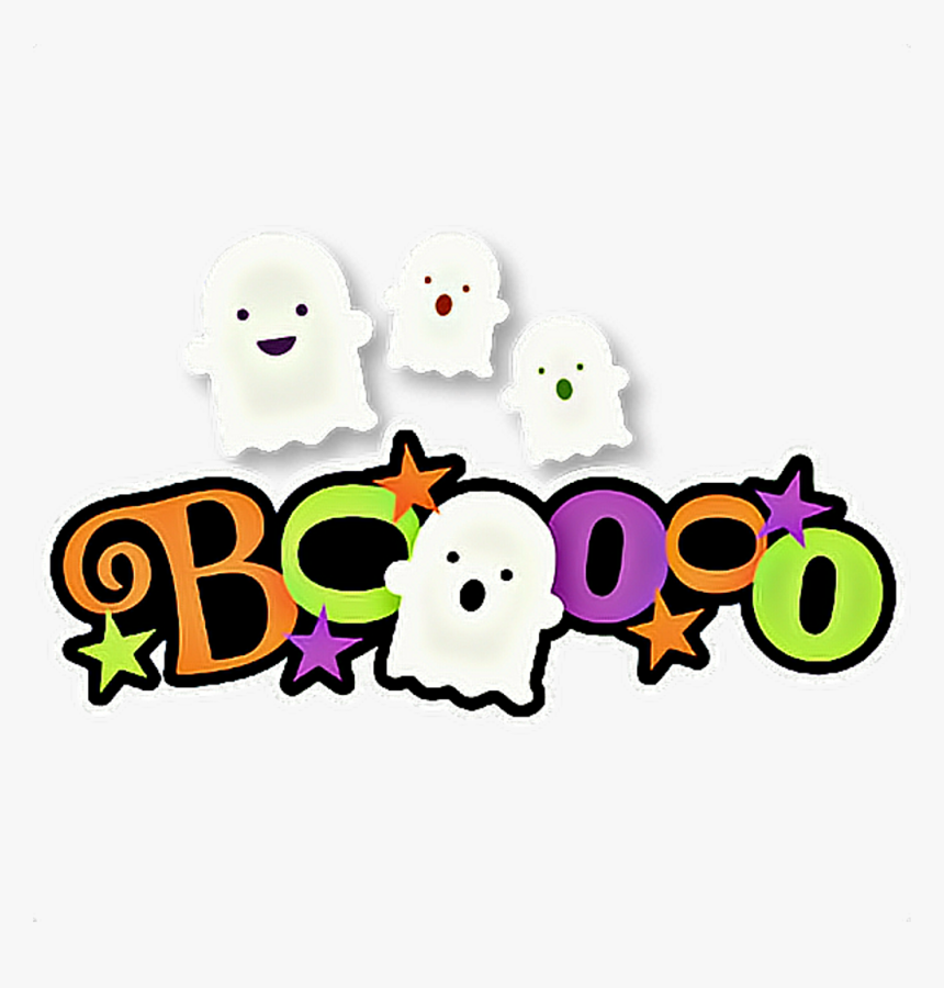 Boo Ghost Halloween Love Cute Ghost Sweet Ftehalloween - Happy Halloween Halloween Png, Transparent Png, Free Download