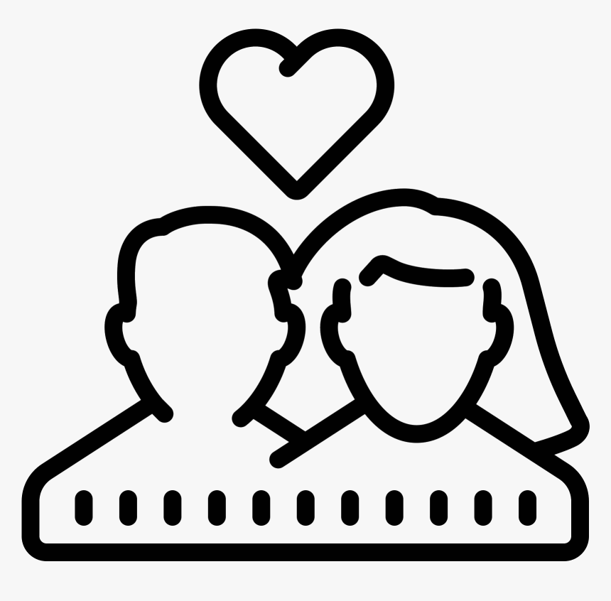 Iconos De Pareja Png , Png Download - Heart Icon Png Couple, Transparent Png, Free Download