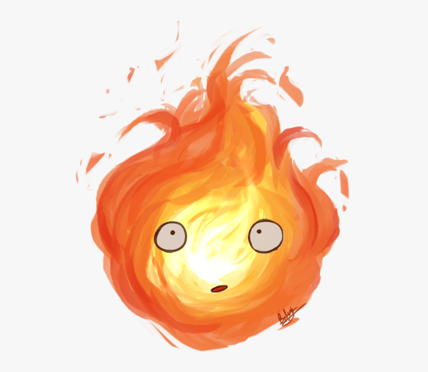 Calcifer By Blackdiamond13-d8na3df Howl"s Moving Castle - Howls Moving Castle Png, Transparent Png, Free Download