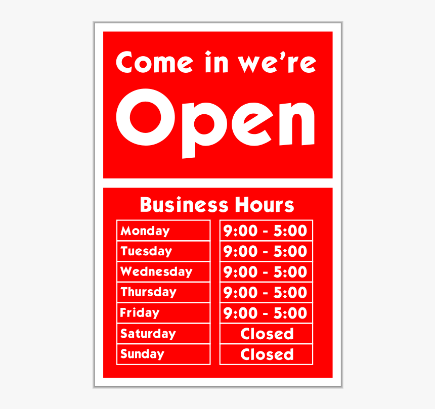 Free Vector Come In We"re Open - Come In We Re Open, HD Png Download, Free Download