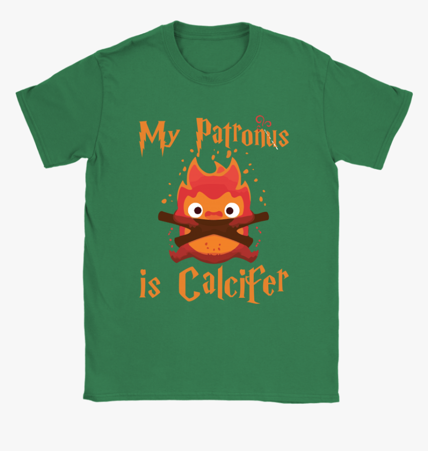 My Patronus Is Calcifer Howl"s Moving Castle X Harry - Shirt, HD Png Download, Free Download