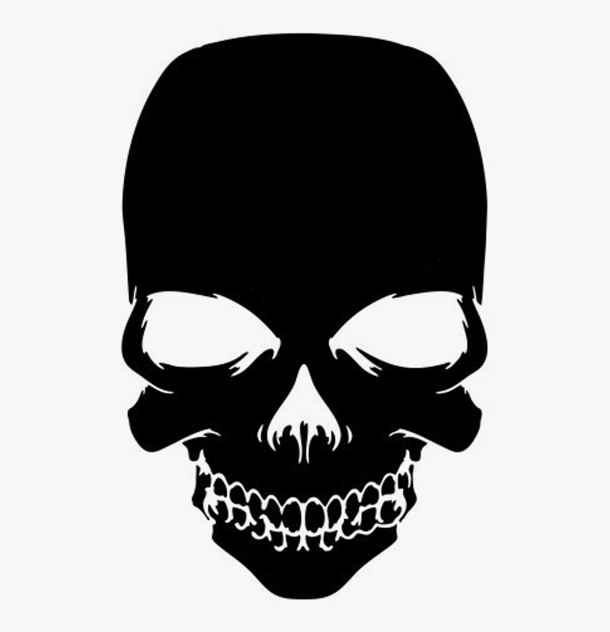 Skull Straight On Emblem Bo - Call Of Duty Skull Png, Transparent Png, Free Download