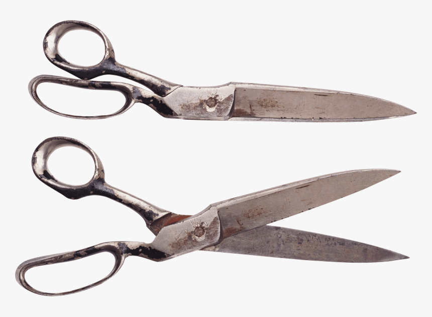 Pair Of Vintage Scissors - Vintage Scissors, HD Png Download, Free Download