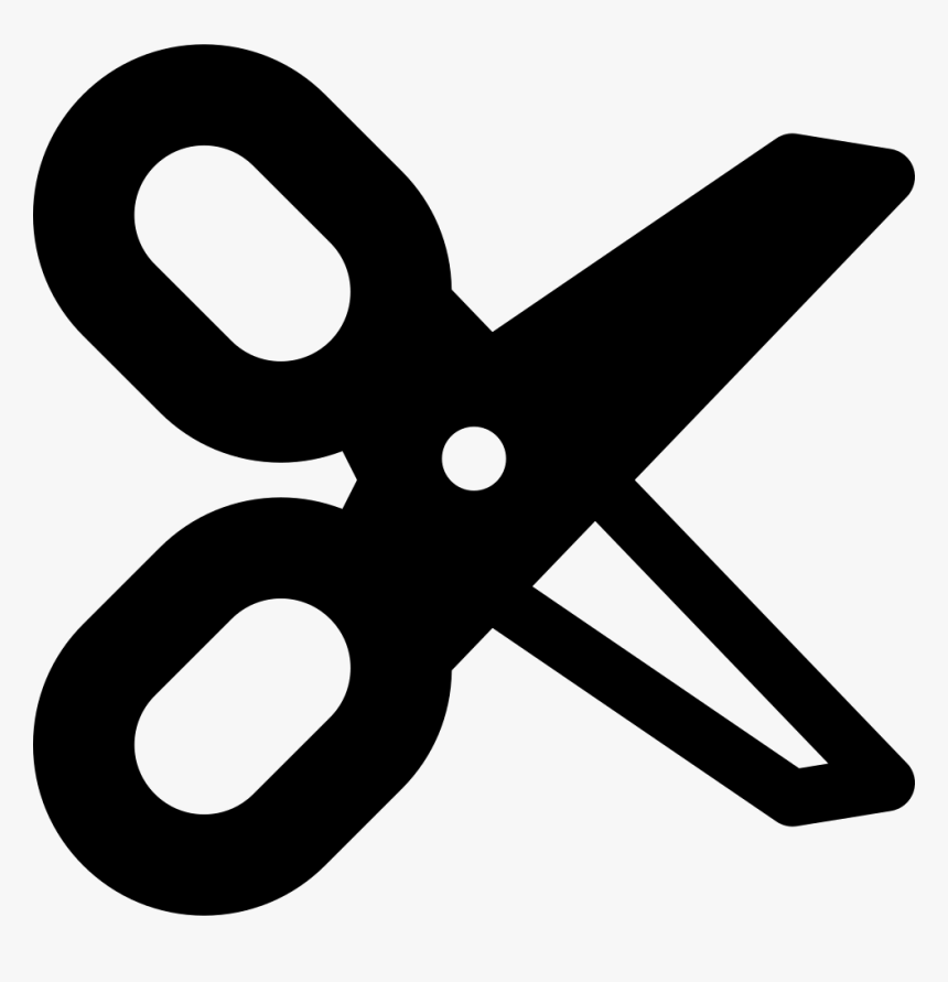 Scissors Open Tool - กรรไกร สี ดำ การ์ตูน, HD Png Download, Free Download