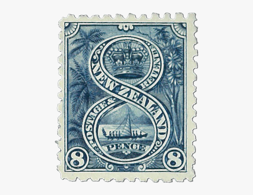 8 Pence Nz Stamp, HD Png Download, Free Download