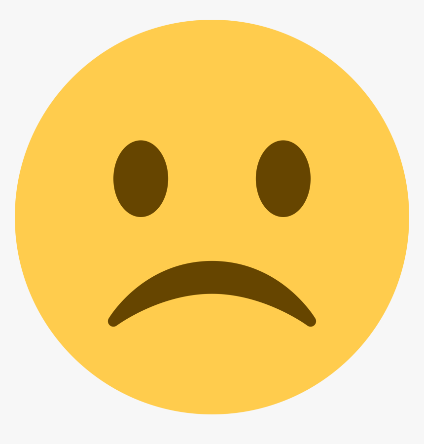 Emoji Triste , Png Download - Transparent Frowning Emoji, Png Download, Free Download