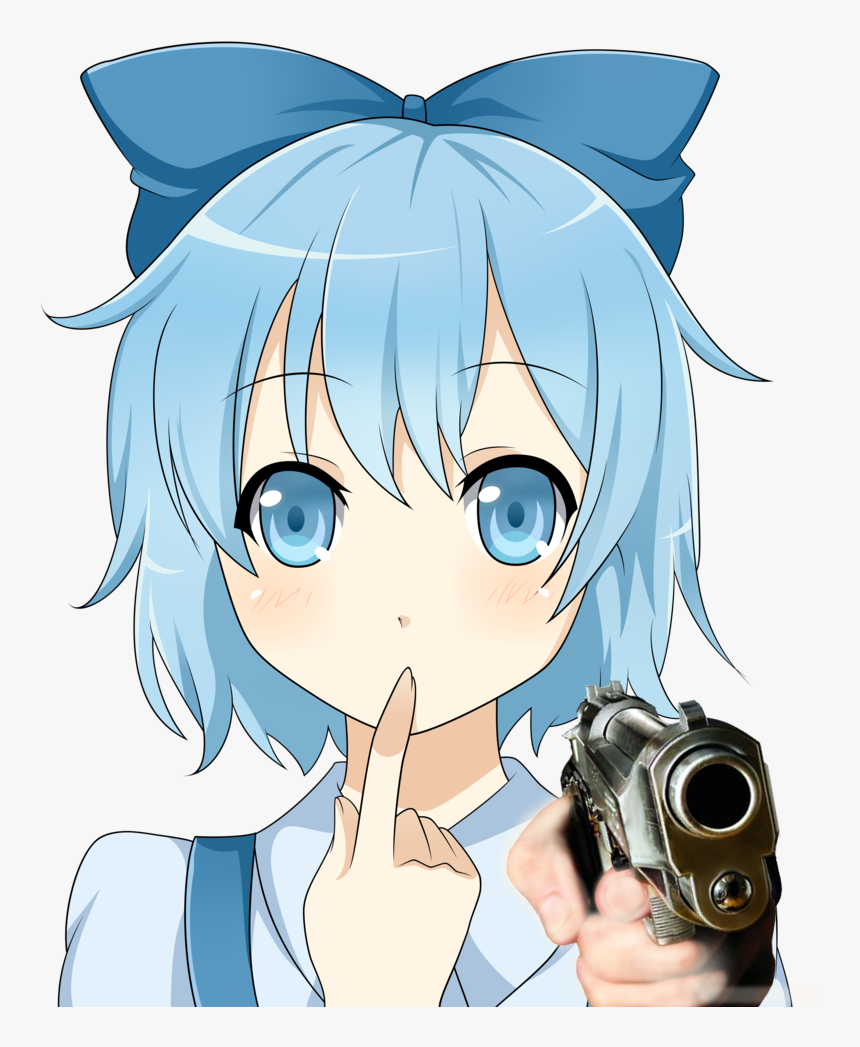 Anime Touhou Project Cirno, HD Png Download, Free Download