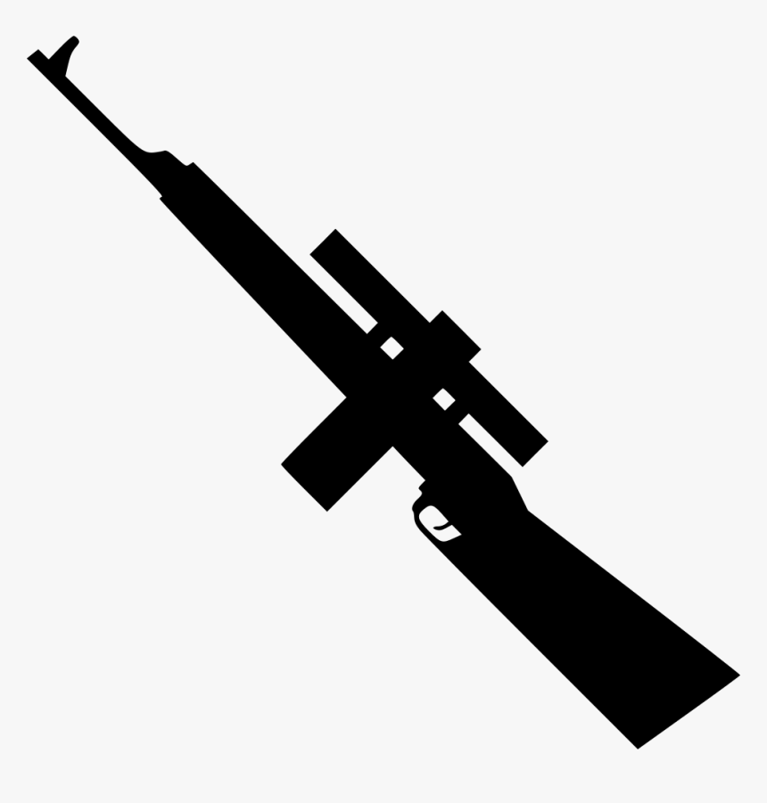 Sniper Rifle - Rifle Icon Png, Transparent Png, Free Download