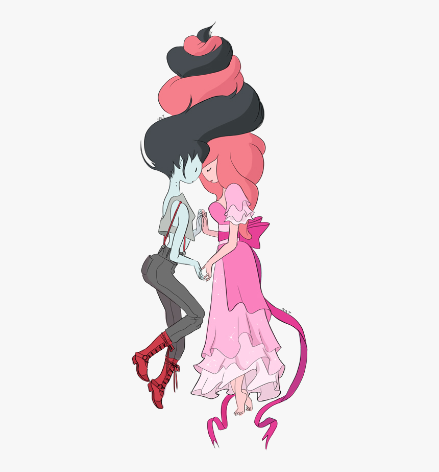 1k Adventure Time Mine Sugarless Gum Bubbline Princess - Princess Bubblegum And Marceline, HD Png Download, Free Download