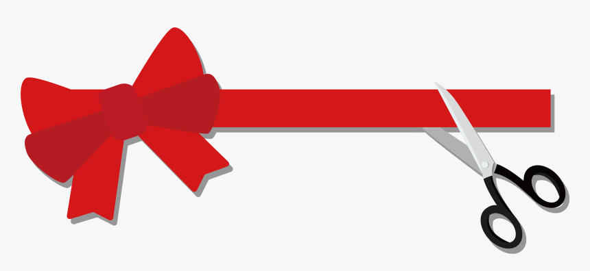 Opening Ceremony Ribbon Clip Art - Ribbon Cutting Opening Ceremony Png, Transparent Png, Free Download
