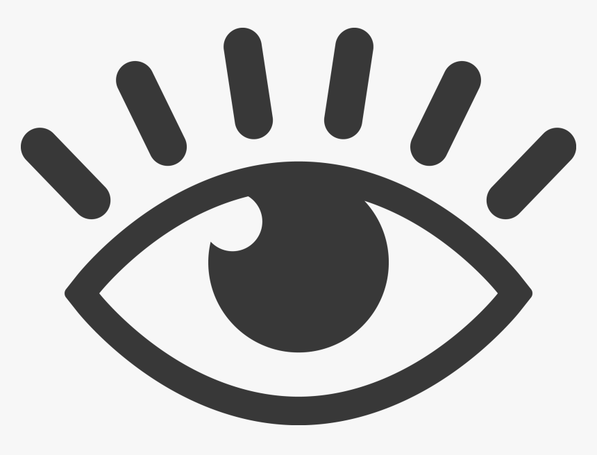 Hand Painted Big Eye Material Map Png Download - Transparent Background Eyelash Eye Icon, Png Download, Free Download