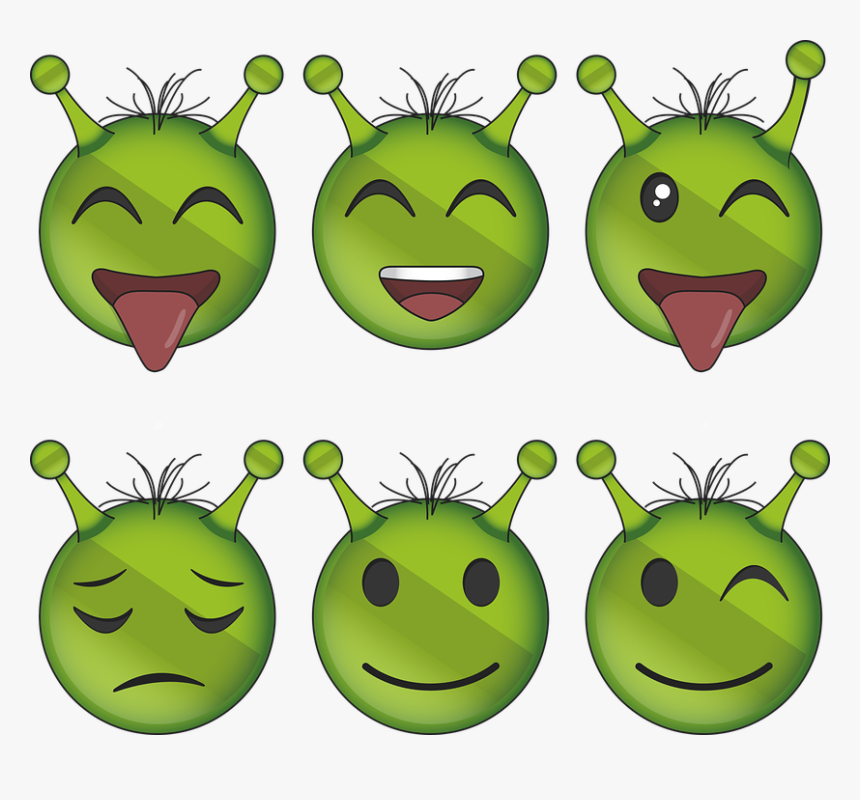 Alien, Emoji, Emoticon, Icon, Emotion, Expression - Emoticon, HD Png Download, Free Download