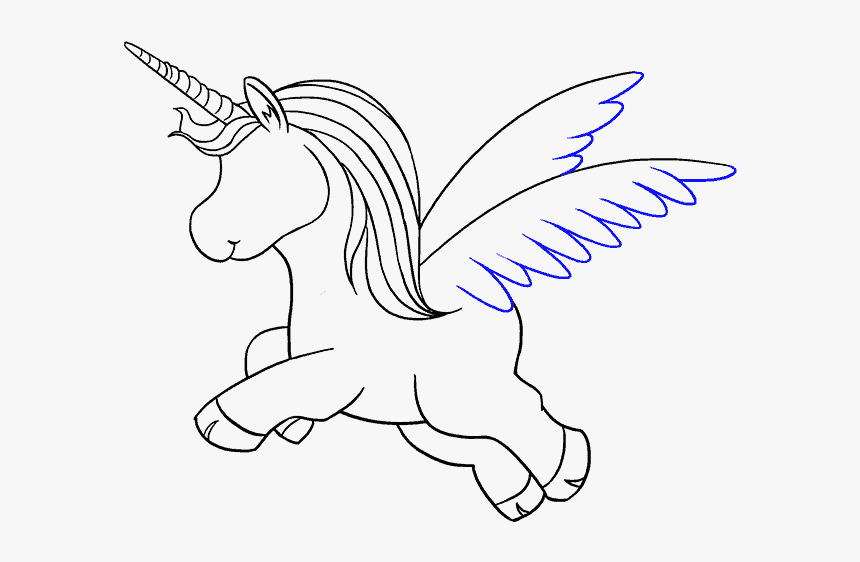 How To Draw Unicorn - Unicorn Drawing, HD Png Download, Free Download