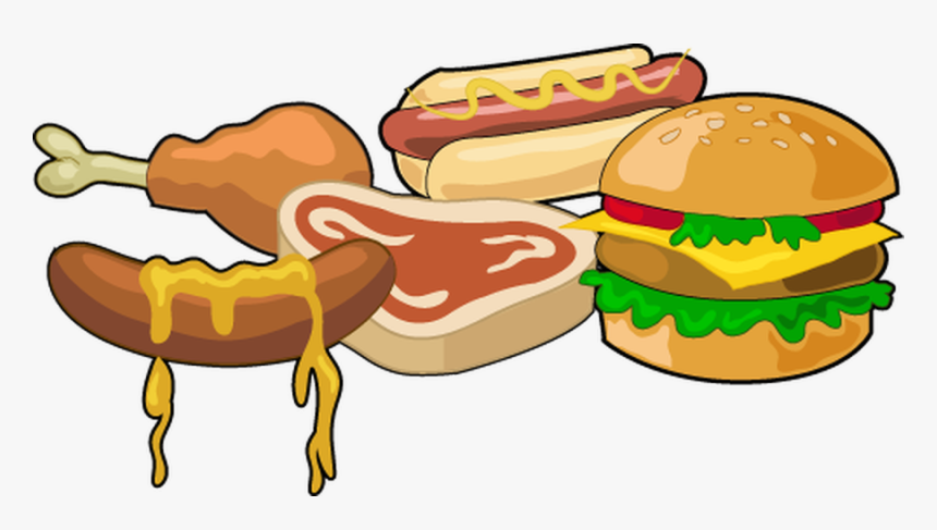 Hamburger Clipart School Food - Fast Food, HD Png Download, Free Download