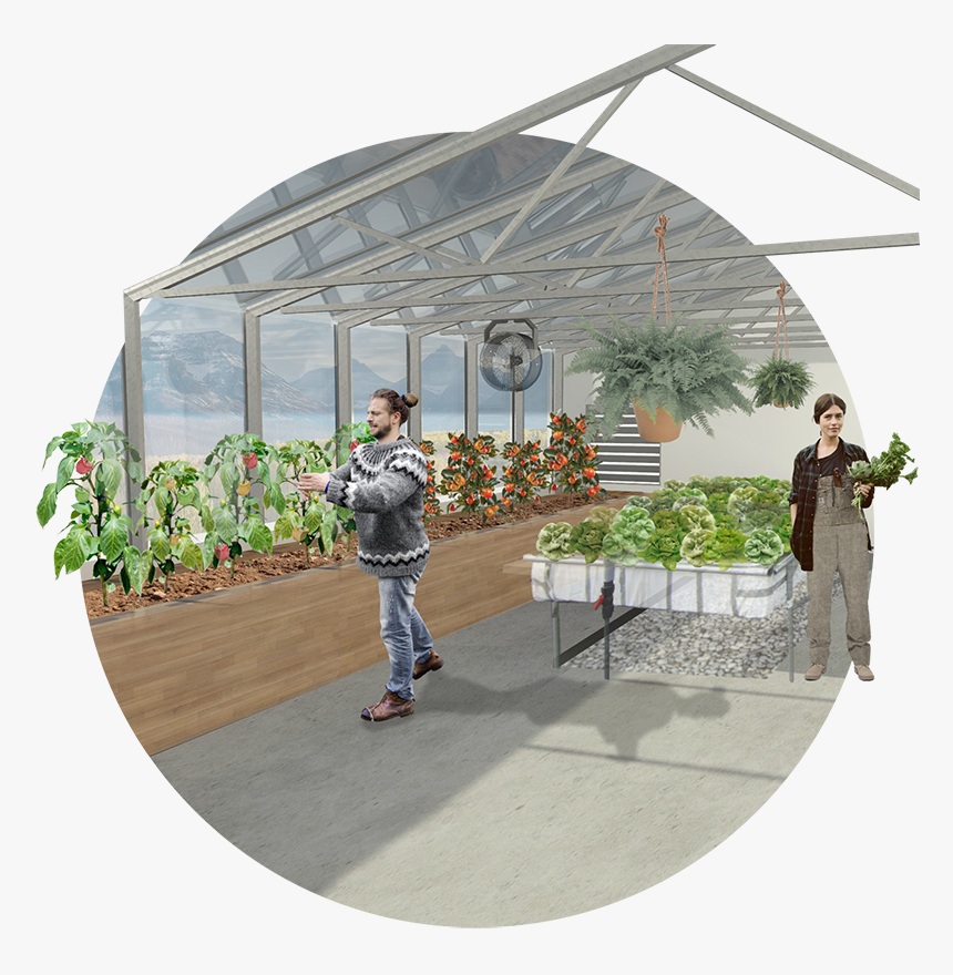 Internior Render Greenhouse - Greenhouse, HD Png Download, Free Download