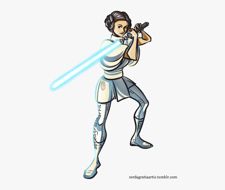 Leia Star Wars - Leia Star Wars Cartoon, HD Png Download, Free Download