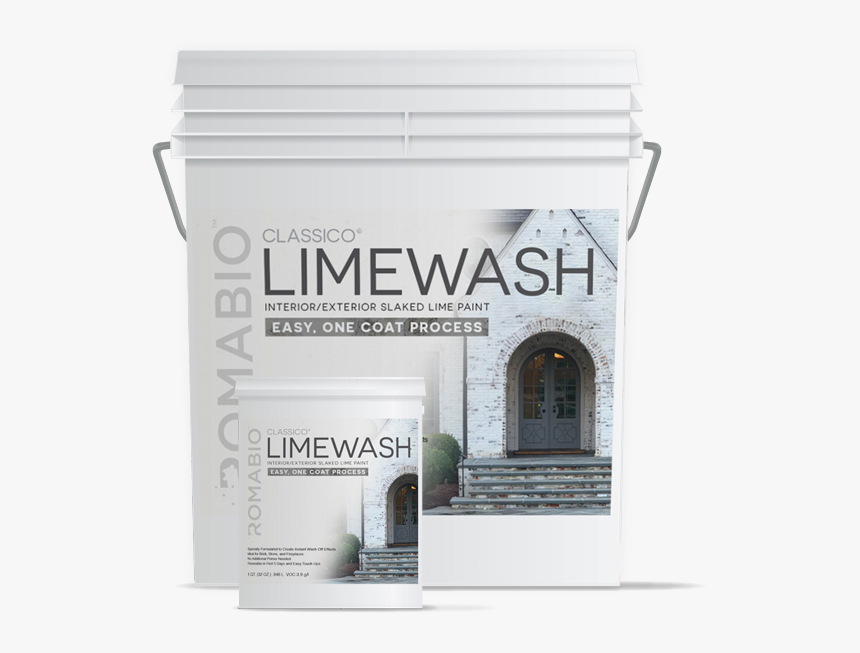 Romabio White Limewash Interior/exterior Paint, HD Png Download, Free Download