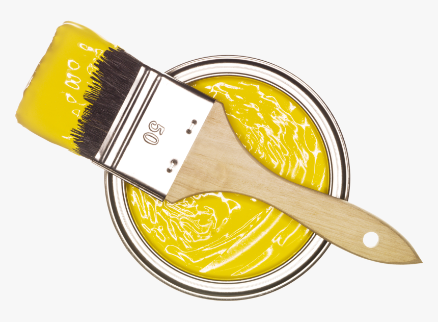 Yellow Paint Bucket - Pot De Peinture Jaune, HD Png Download, Free Download