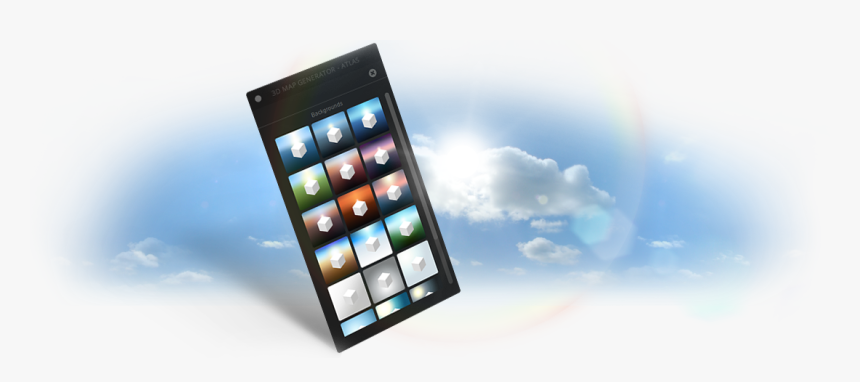 Transparent 3d Background Png - Tablet Computer, Png Download, Free Download