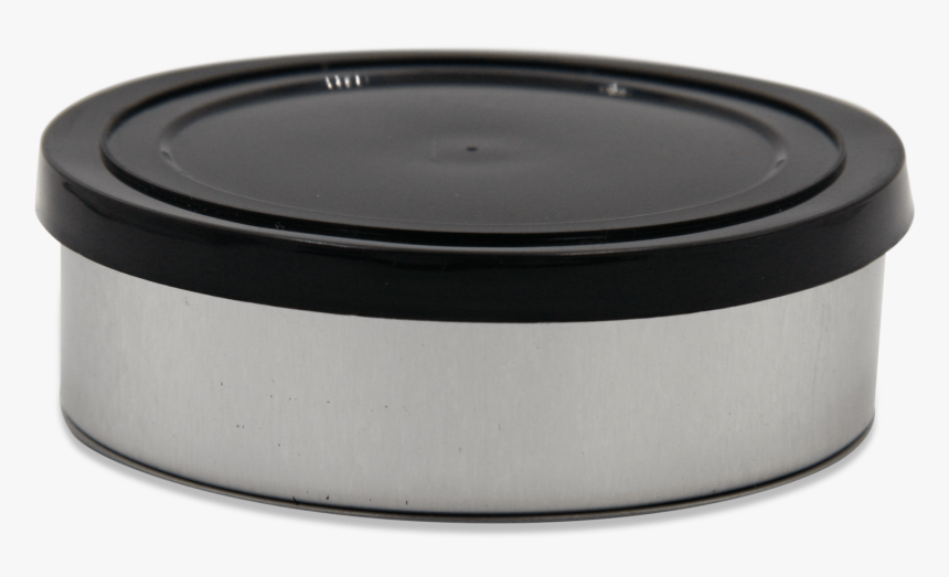 Black Lid Bottom Self-sealing Tin Can - Circle, HD Png Download, Free Download