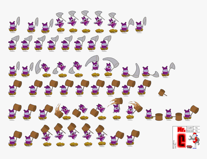 Transparent Chowder Png - Chowder Sprite Sheet, Png Download, Free Download