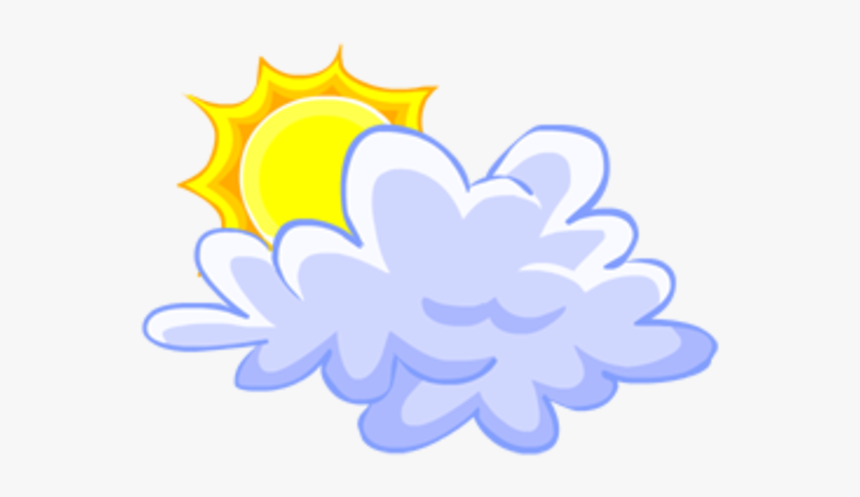 Clipart Sun And Clouds, HD Png Download, Free Download