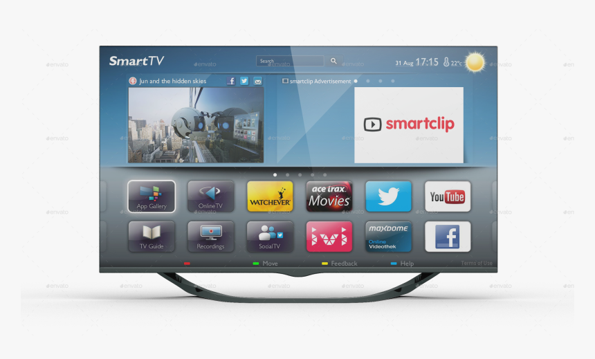 Transparent Crt Tv Png - Philips Smart Tv 107 Cm, Png Download, Free Download