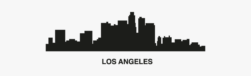 Los Angeles Skyline Silhouette, HD Png Download, Free Download