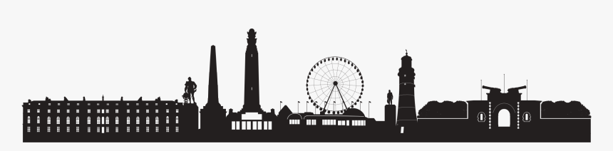 City Skyline - Ferris Wheel, HD Png Download, Free Download