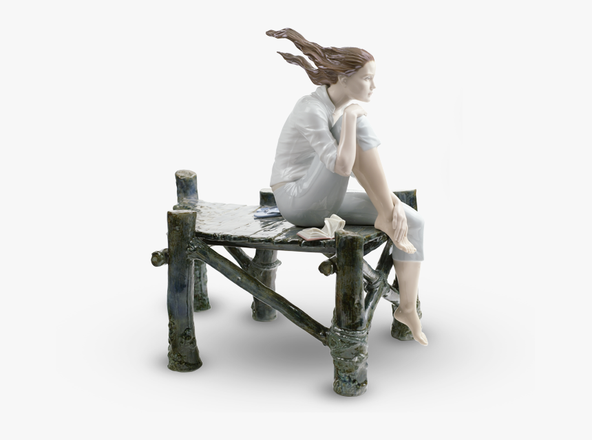 Lladro Sunset At The Pier Figurine, HD Png Download, Free Download