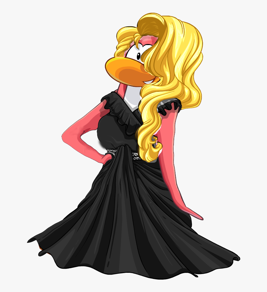 Rich Female Penguin Thinner - Illustration, HD Png Download, Free Download