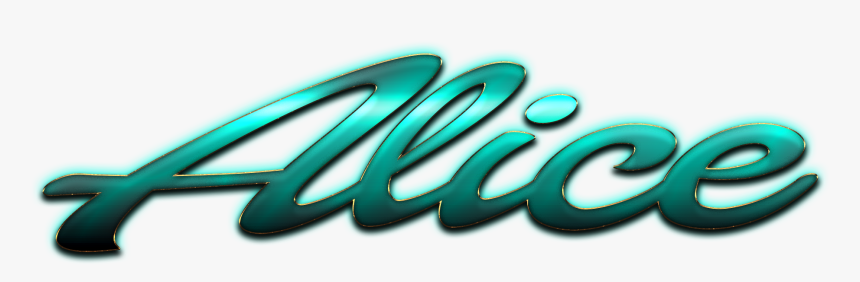 Alice Name Logo Png - Graphic Design, Transparent Png, Free Download