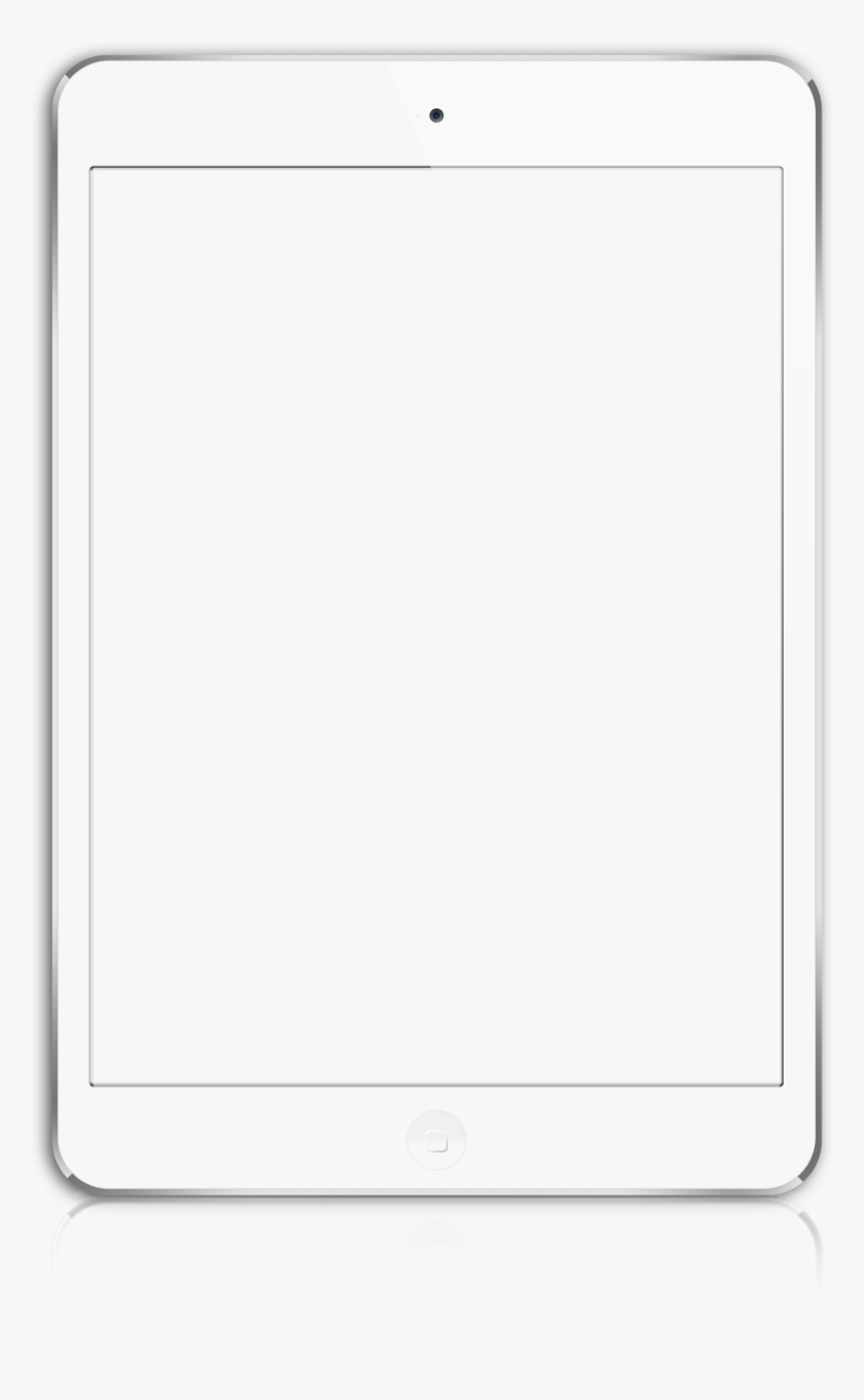 Iphone 6 White Frame , Png Download - White Transparent Ipad Png, Png Download, Free Download