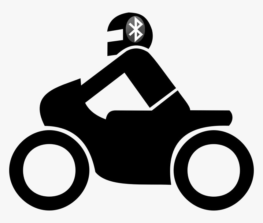 Motorcycle Helmet Clipart Stencil Motorcycle - Motorcycle Icon, HD Png Download, Free Download