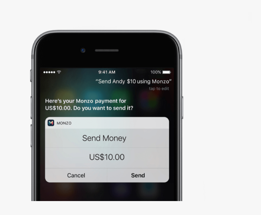 Making Payments Through Siri - Iphone, HD Png Download, Free Download