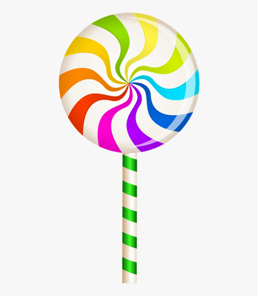 Transparent Lollipop Swirly - Lollipop Clipart, HD Png Download, Free Download