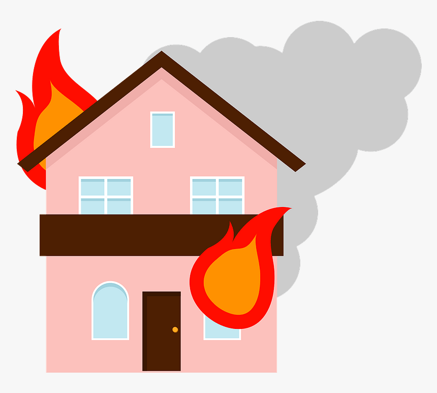 House Fire Clipart - Conflagration, HD Png Download, Free Download