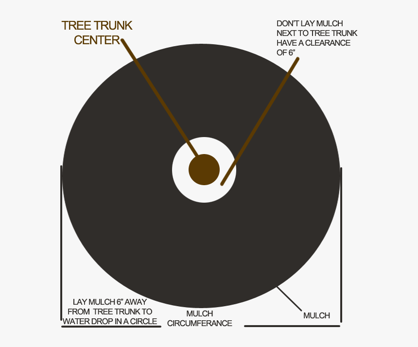 How To Properly Lay Mulch - Circle, HD Png Download, Free Download