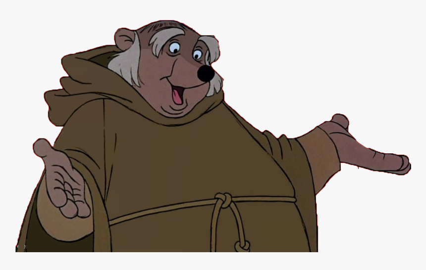 Wind In The Willows Disney Badger , Png Download - Friar Tuck Memes, Transparent Png, Free Download