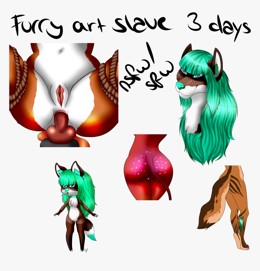 3 Days Art Slave - Cartoon Slave, HD Png Download, Free Download