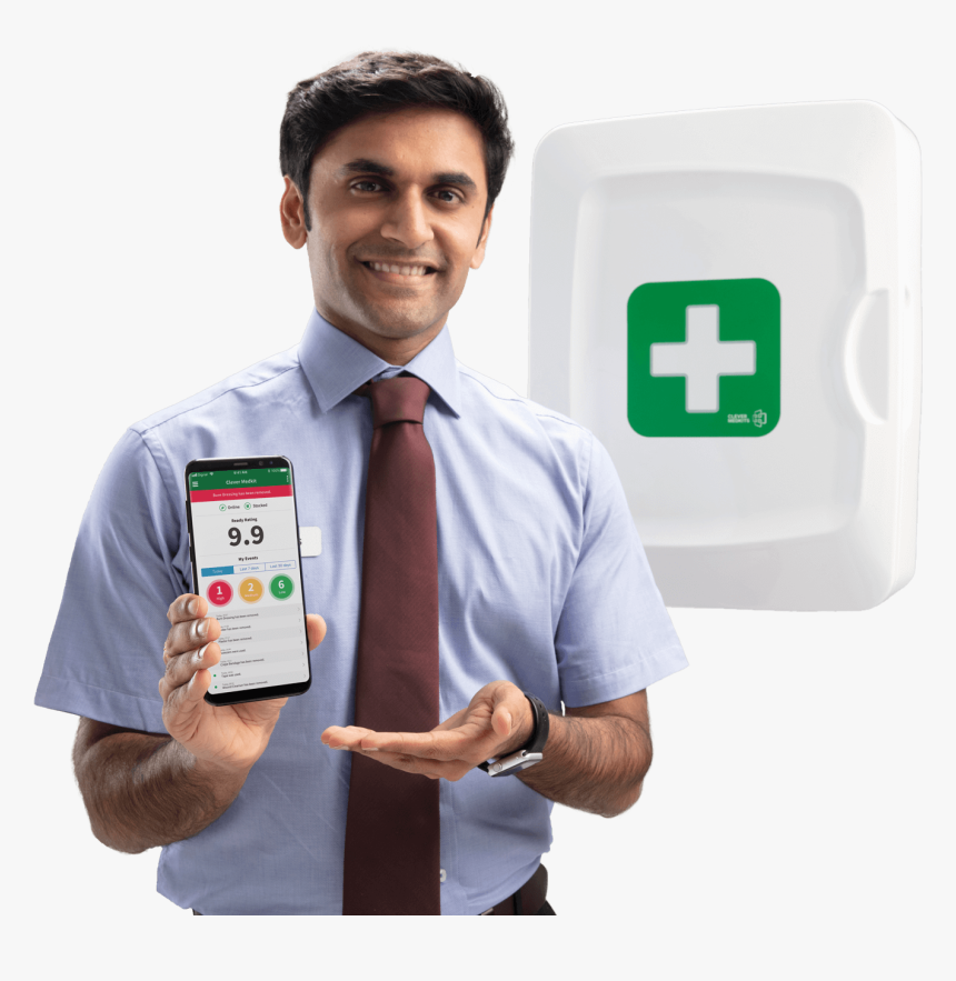 Introducing Clever First Aid - Smartphone, HD Png Download, Free Download