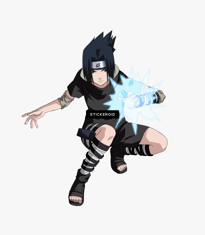 Uchiha Sasuke Anime - Sasuke Uchiha Black Outfit, HD Png Download, Free Download