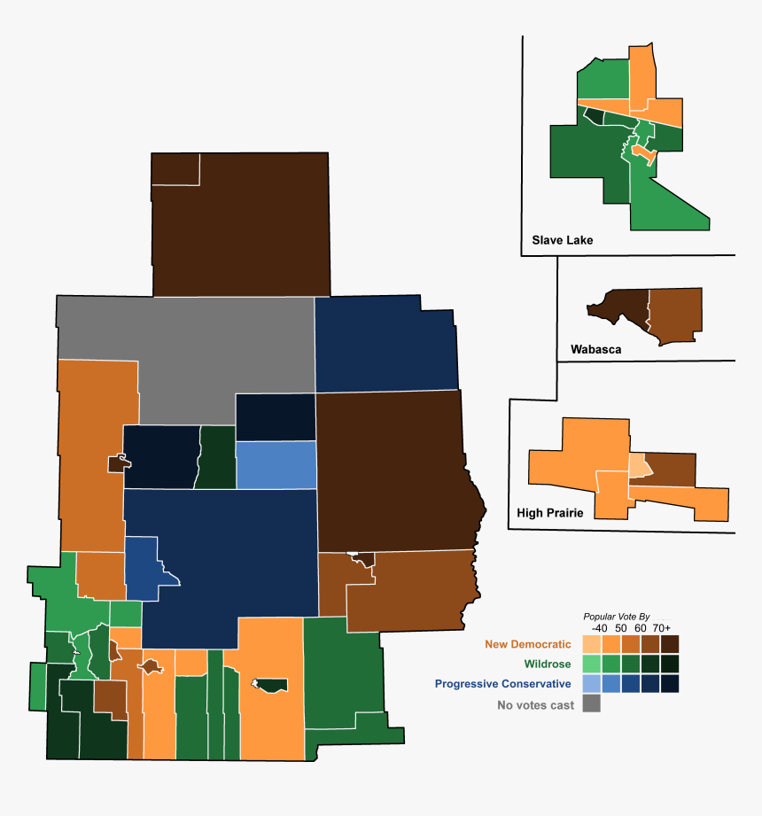 Alberta General Election, 2015 Results By Polling Division - Cross, HD Png Download, Free Download