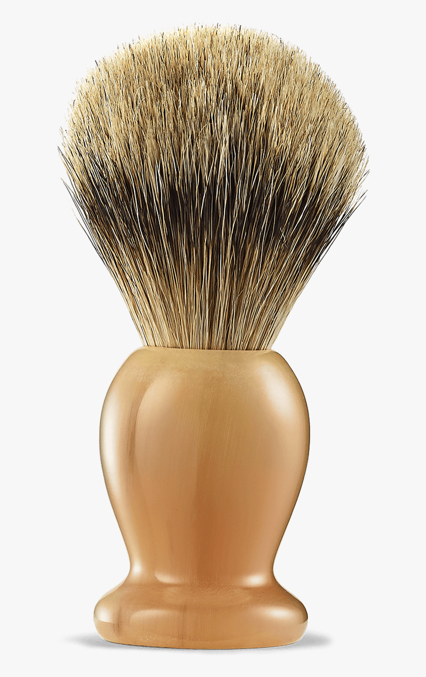 Sh Brush Fine Badger Horn - Shaving Brush Transparent Background, HD Png Download, Free Download