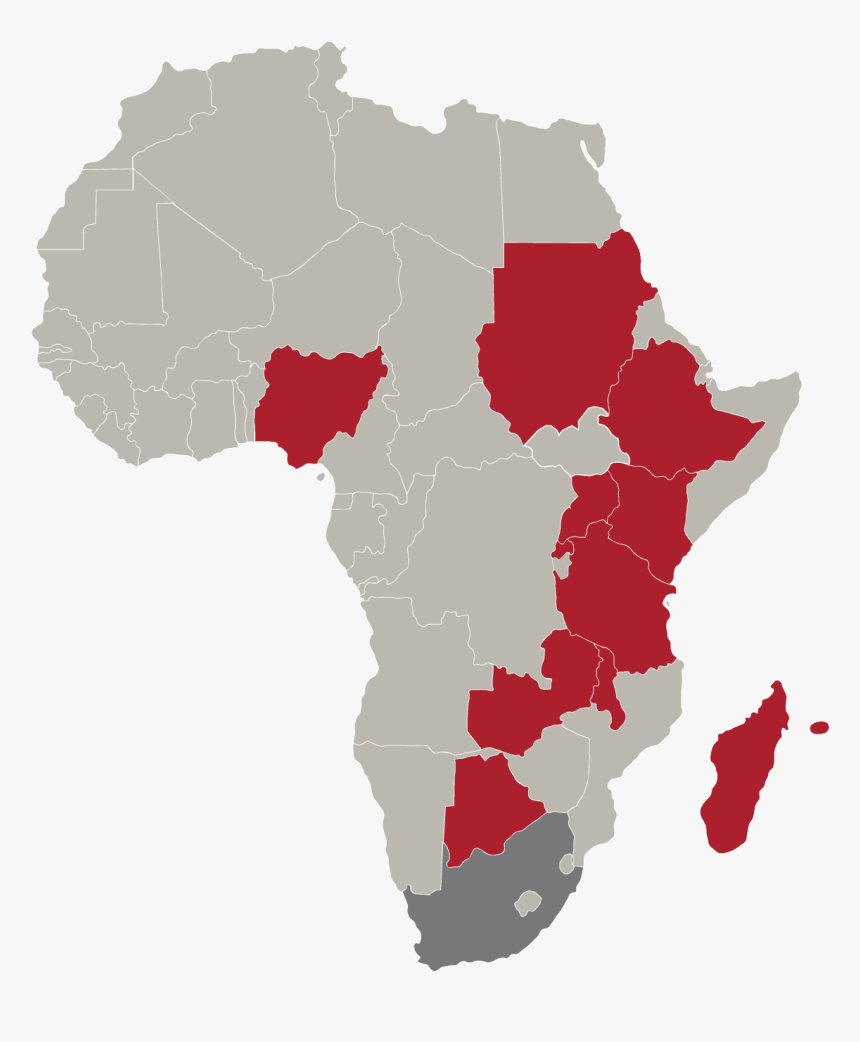 Liberia In Africa Map , Png Download - Official Language Map Africa, Transparent Png, Free Download